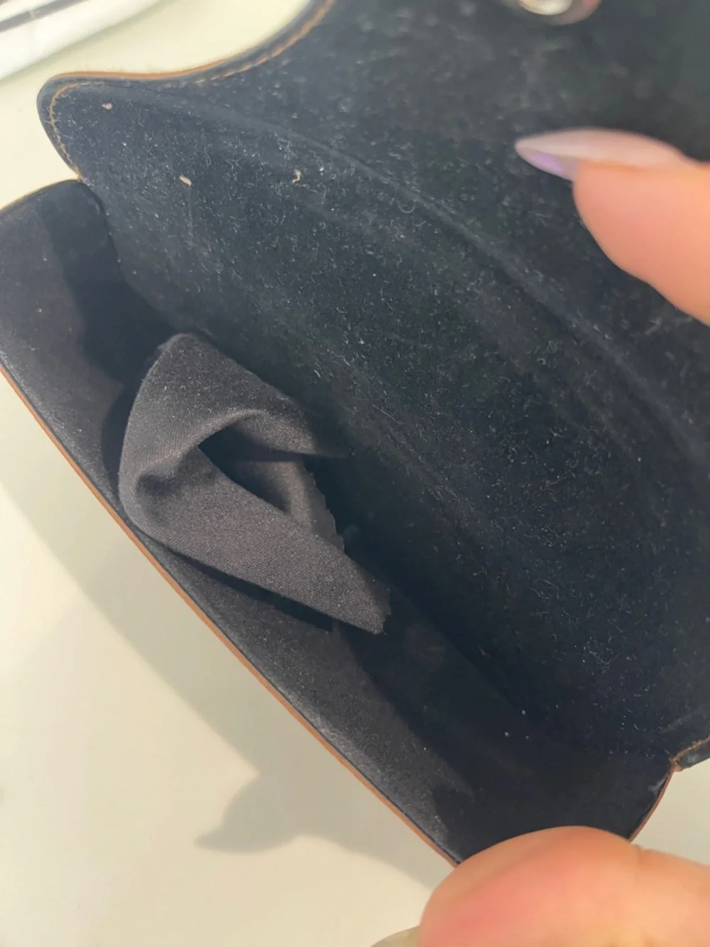 Ray-Ban Brown Textured Leatherette Sunglasses Case